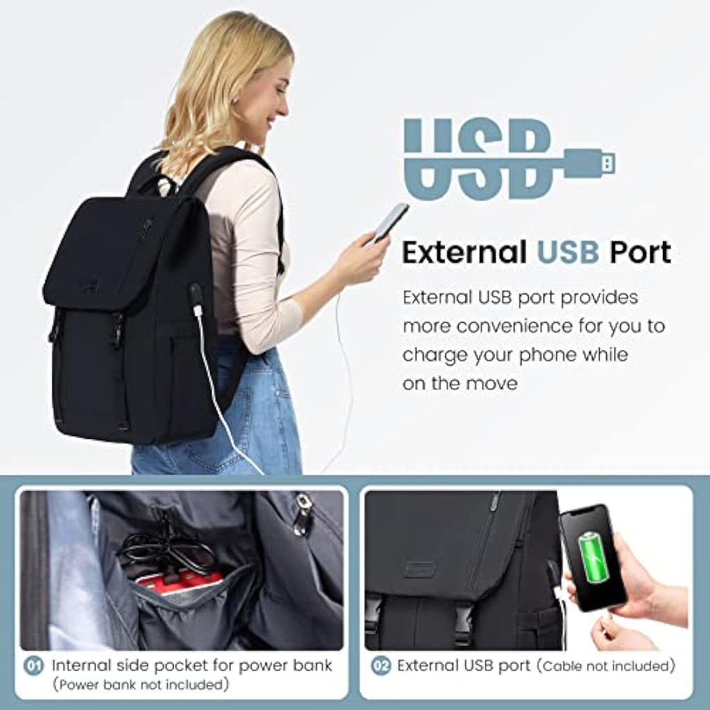 Jolof Store 17.3 inch Laptop Backpack – Waterproof Anti-Theft Travel Bag