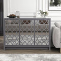 Galano Alice 3 Door Sideboard – Modern Wood Storage Cabinet, Night Owl