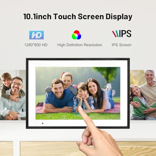 Jolof Store 10.1 Inch WiFi Digital Photo Frame | 32GB HD Touch Screen