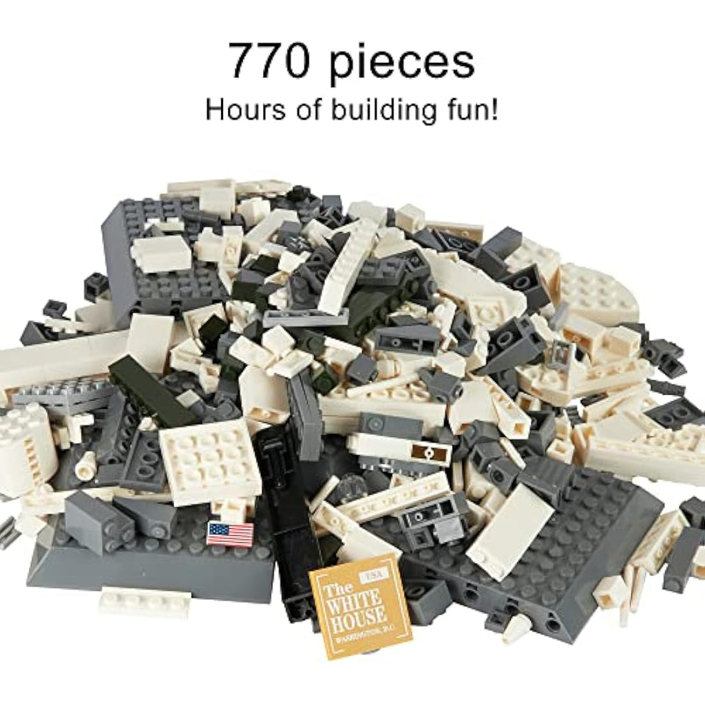 Apostrophe Games White House Building Block Set | 770 Piece Architecture Kit