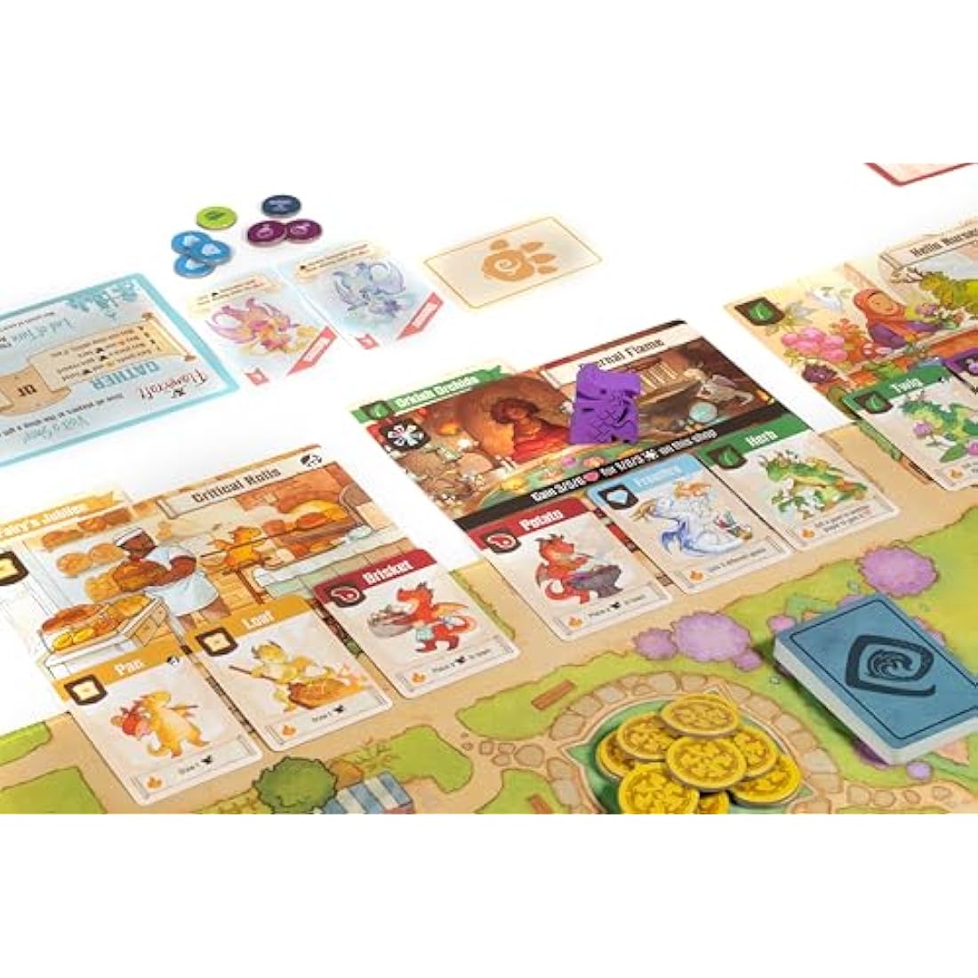 Flamecraft Strategy Board Game by Lucky Duck Games – Dragon Fantasy