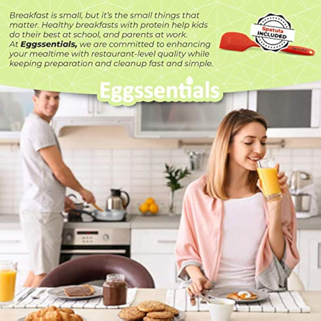 Eggssentials 6-Cup Egg Poacher Pan – Nonstick Stainless Steel Induction