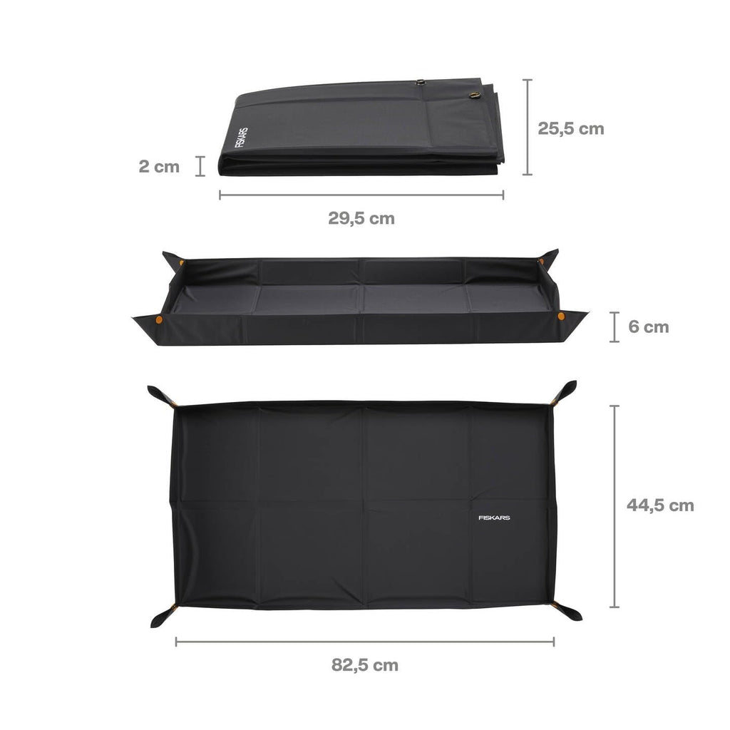 Fiskars Foldable Planting Mat – Water-Repellent Repotting Tray, 82.5x44.5cm