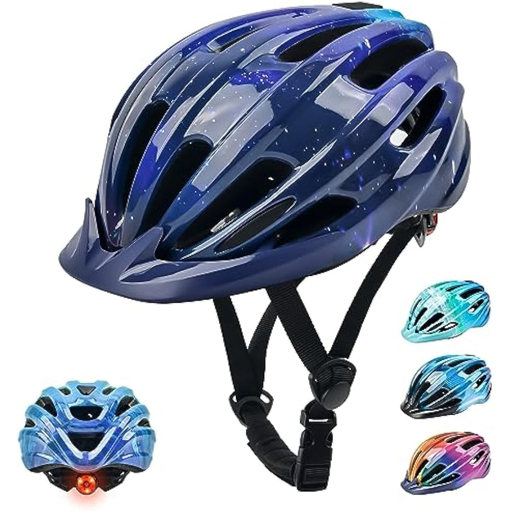 Jolof Store Kids Bike Helmet – LED Safety Light & Lightweight Design
