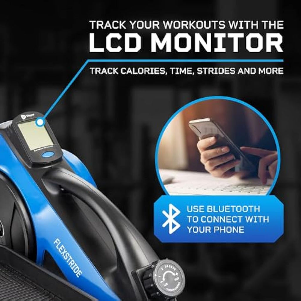 LifePro Under Desk Bike Pedal Exerciser – Mini Elliptical with Bluetooth