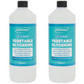 Lucemill Vegetable Glycerin | 2 x 1L | 99.5% High Purity Food Grade VG