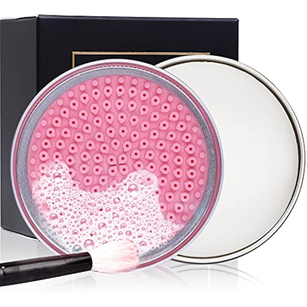 DUcare Makeup Brush Cleaner Set | Solid Coconut Oil Soap & Silicone Pad