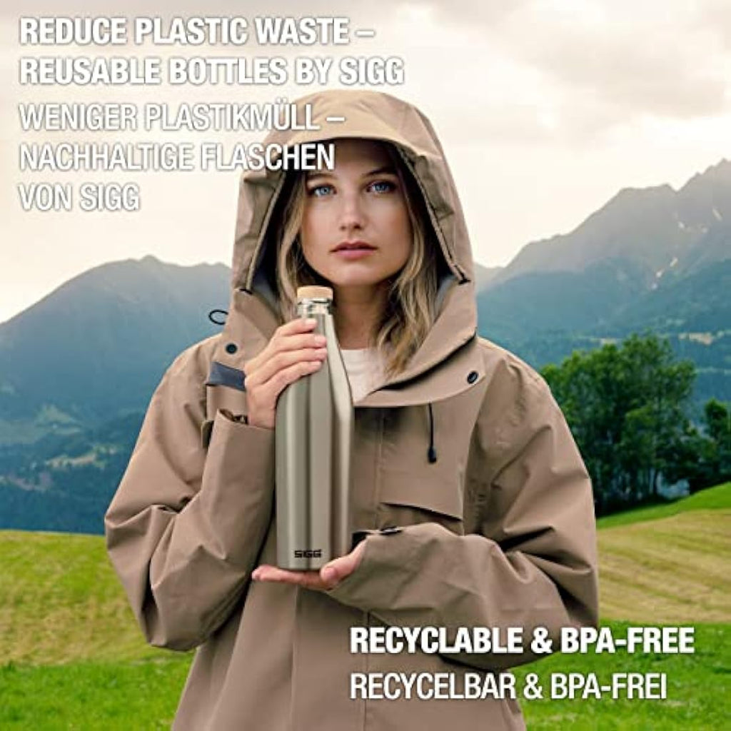 SIGG Meridian Insulated Stainless Steel Water Bottle – 0.7L Brushed