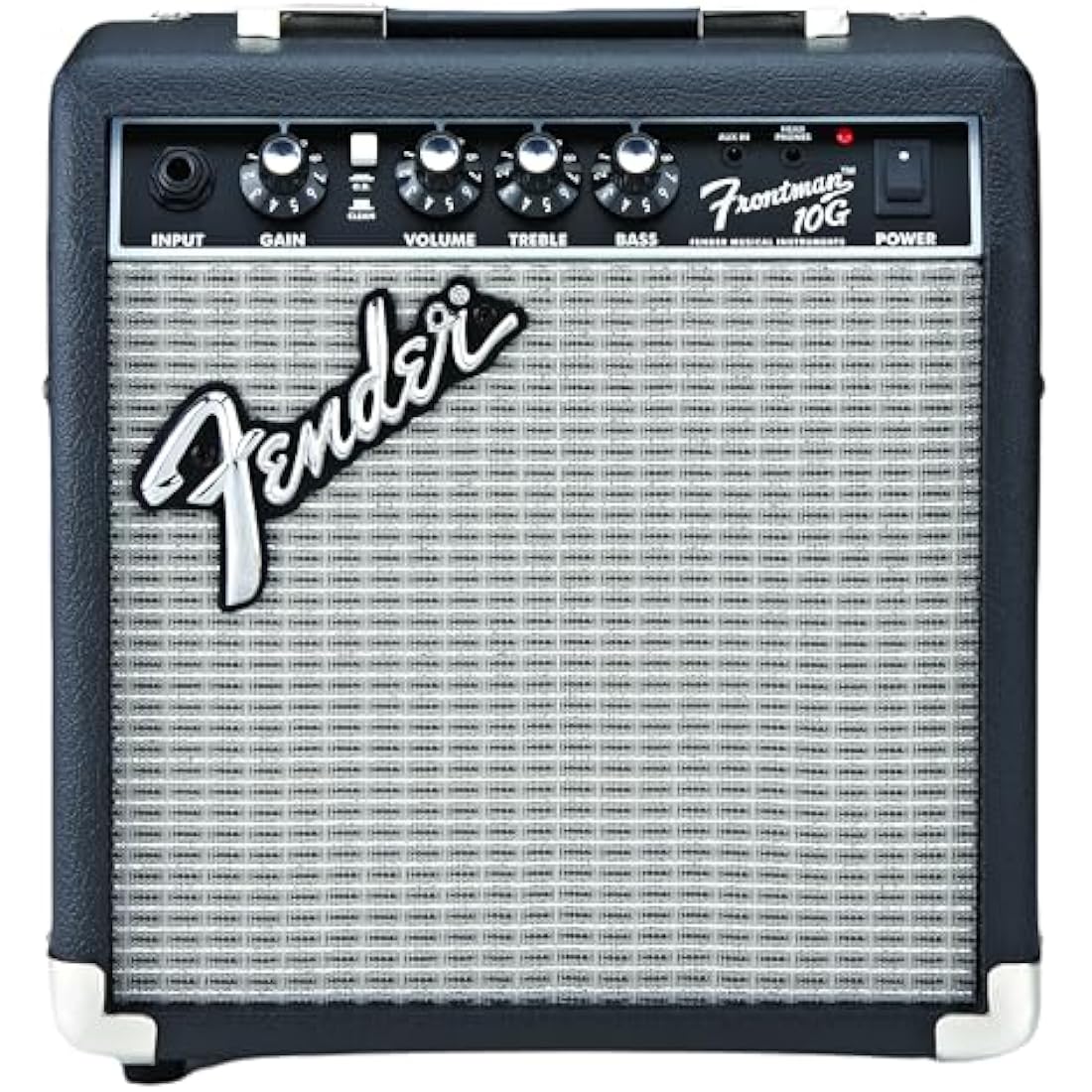 Fender Frontman 10G Electric Guitar Combo Practice Amp - 10W Black/Silver