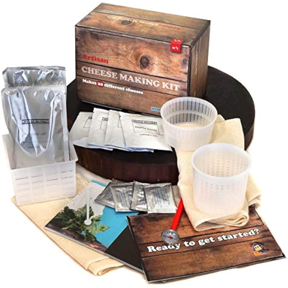 Artisan Cheese Making Kit – DIY Set for 30 Cheese Varieties