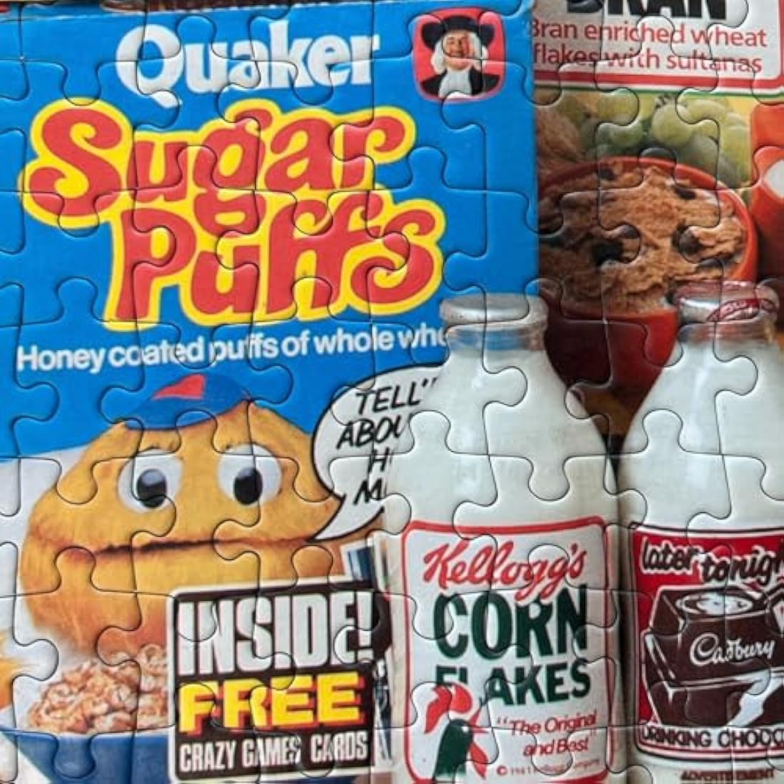Gibsons 1980s Shopping Basket 1000 Piece Jigsaw Puzzle - Retro Vintage