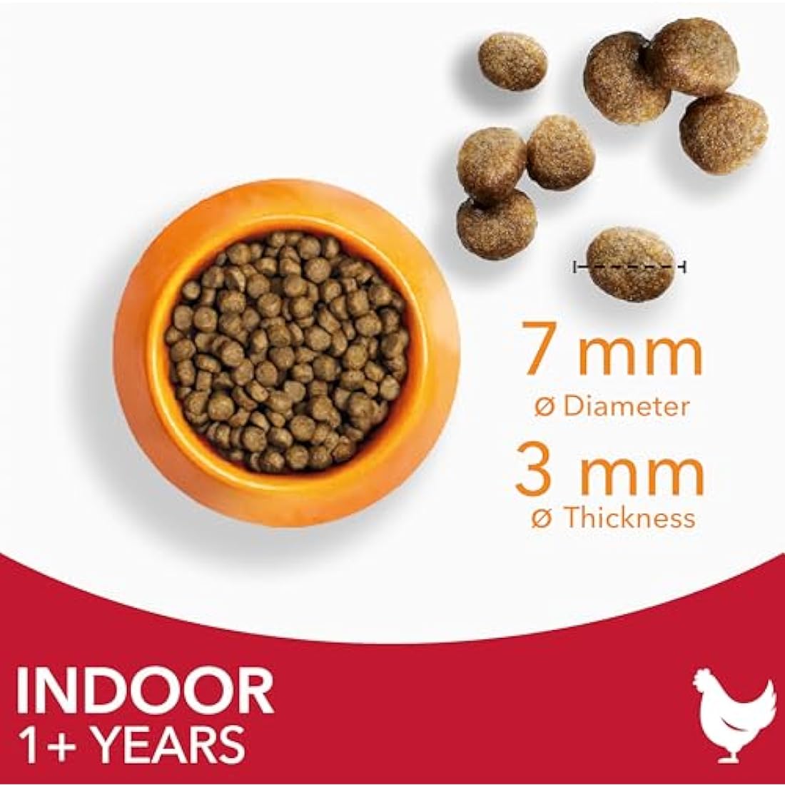 IAMS Indoor Complete Dry Cat Food Chicken 10kg | Hairball & Weight Control