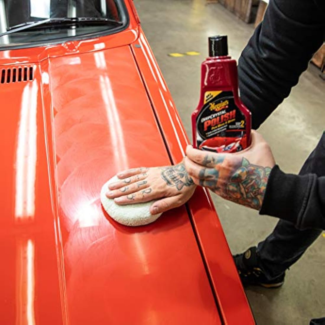 Meguiars Deep Crystal Step 2 Car Polish – High Gloss Paint Care 473ml
