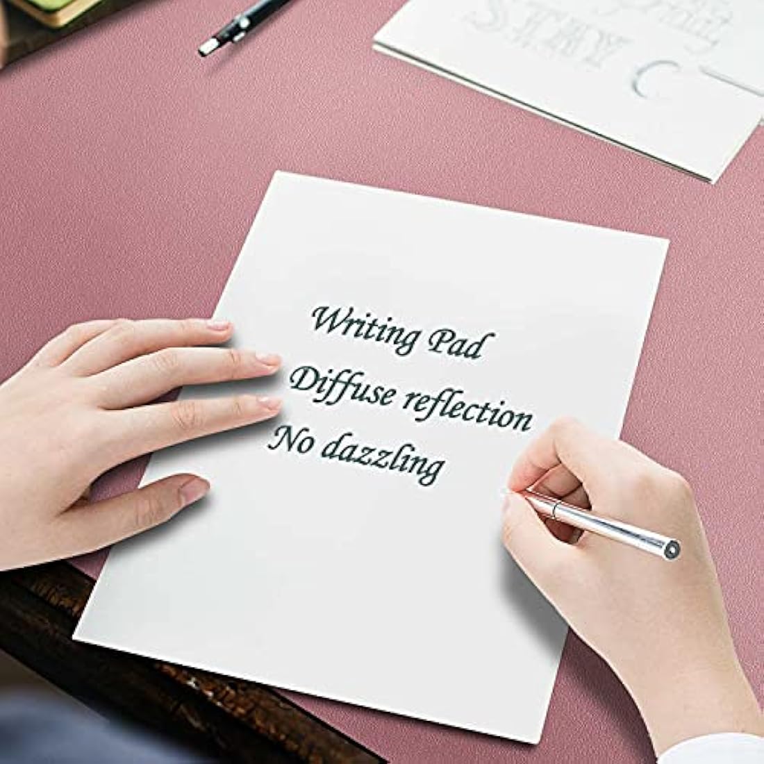 DOBAOJIA Dual-Side PU Leather Desk Pad | Waterproof XXL Mouse Mat