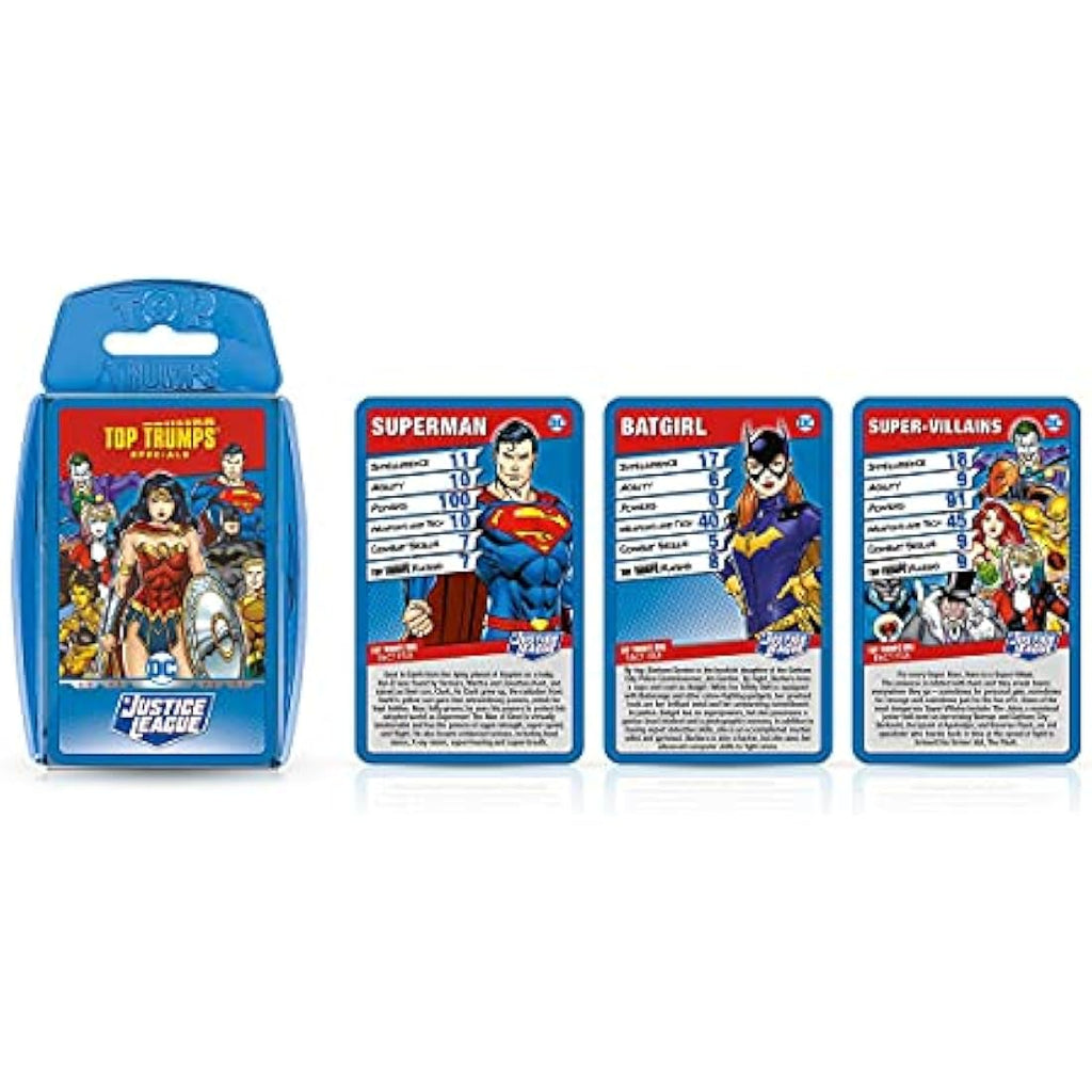 Top Trumps Justice League Card Game | DC Comics Superhero Specials