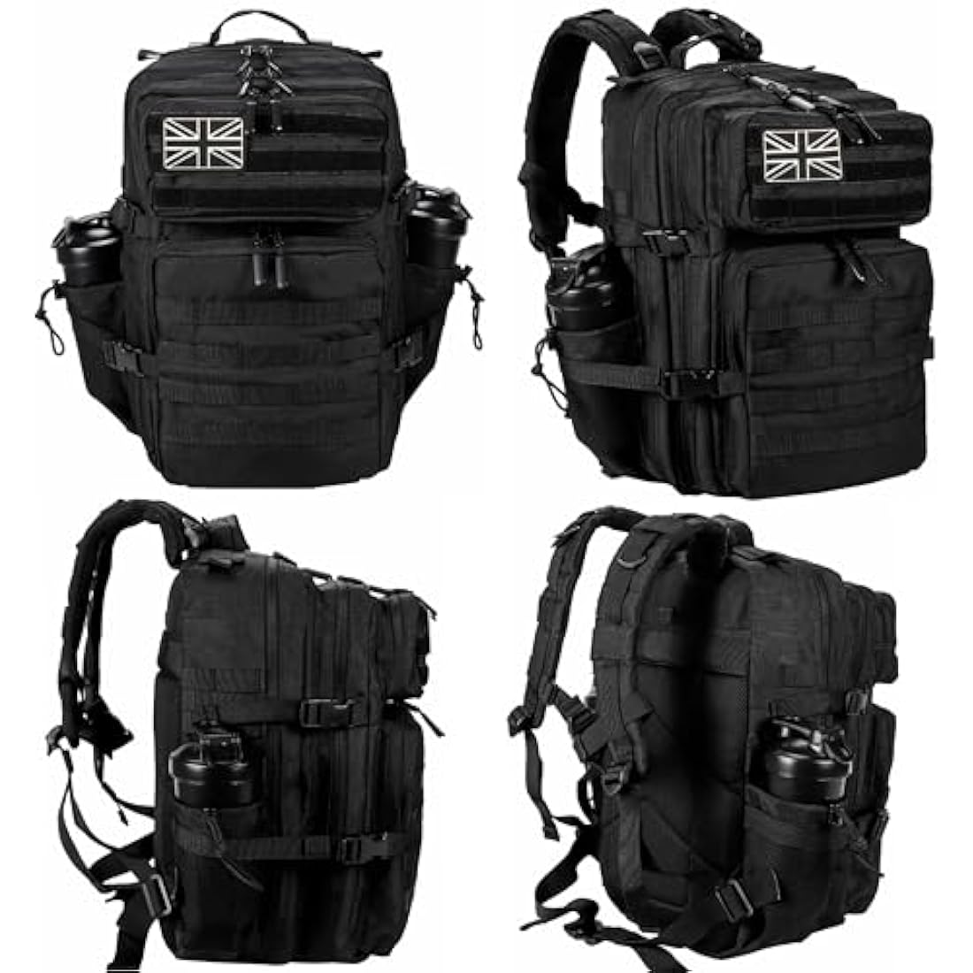 LHI 45L Military Tactical Backpack – Waterproof Molle Assault Rucksack