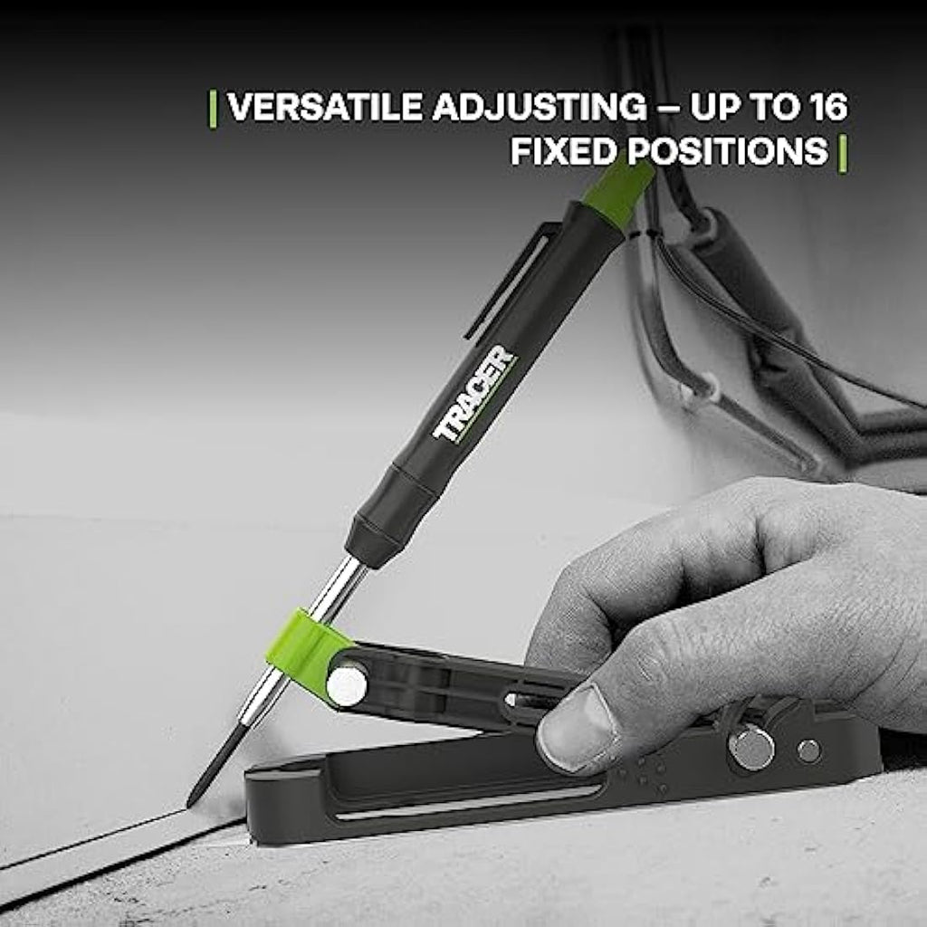 Tracer ProScribe Multi-Function Scribe Tool with Deep Hole Pencil Kit
