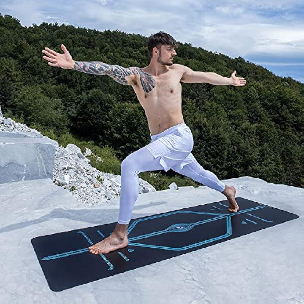 Liforme XL Yoga Mat – Non-Slip Eco-Friendly Mat with Alignment System