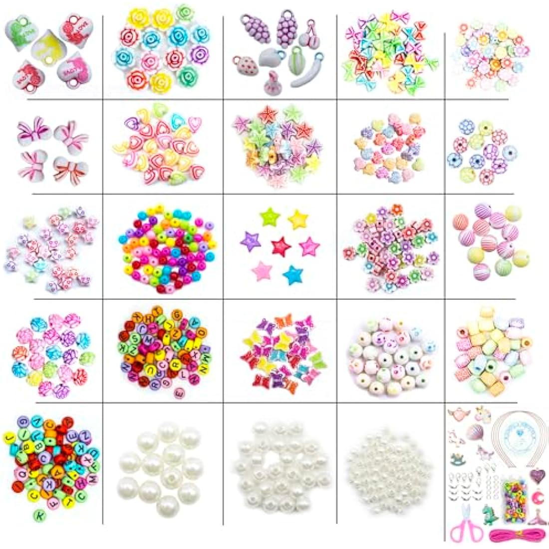 DIY Jewelry Making Kit - 24 Color Kids Friendship Bracelet Set