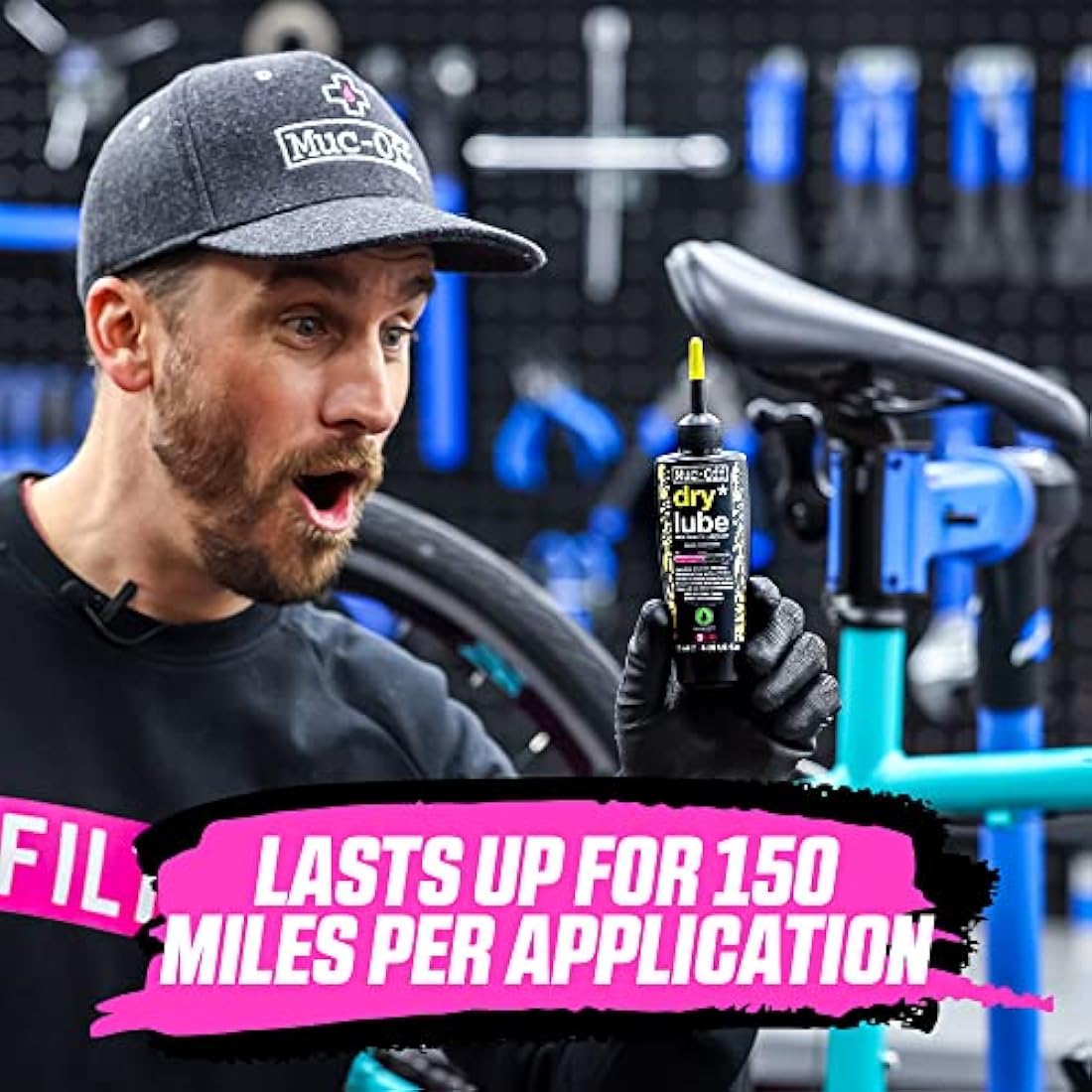 Muc-Off Bio Dry Lube 120ml | Biodegradable Bike Chain Lubricant