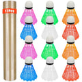 Hysagtek Nylon Badminton Shuttlecocks – 12 Pcs Medium Speed Training Balls