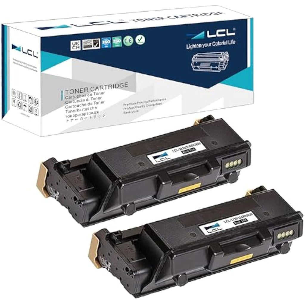 LCL Compatible Toner for Xerox WorkCentre 3335 3345 Phaser 3330 | 2-Pack