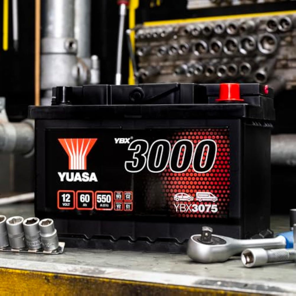 Yuasa YBX3075 12V 60Ah 550CCA Maintenance Free Car Battery