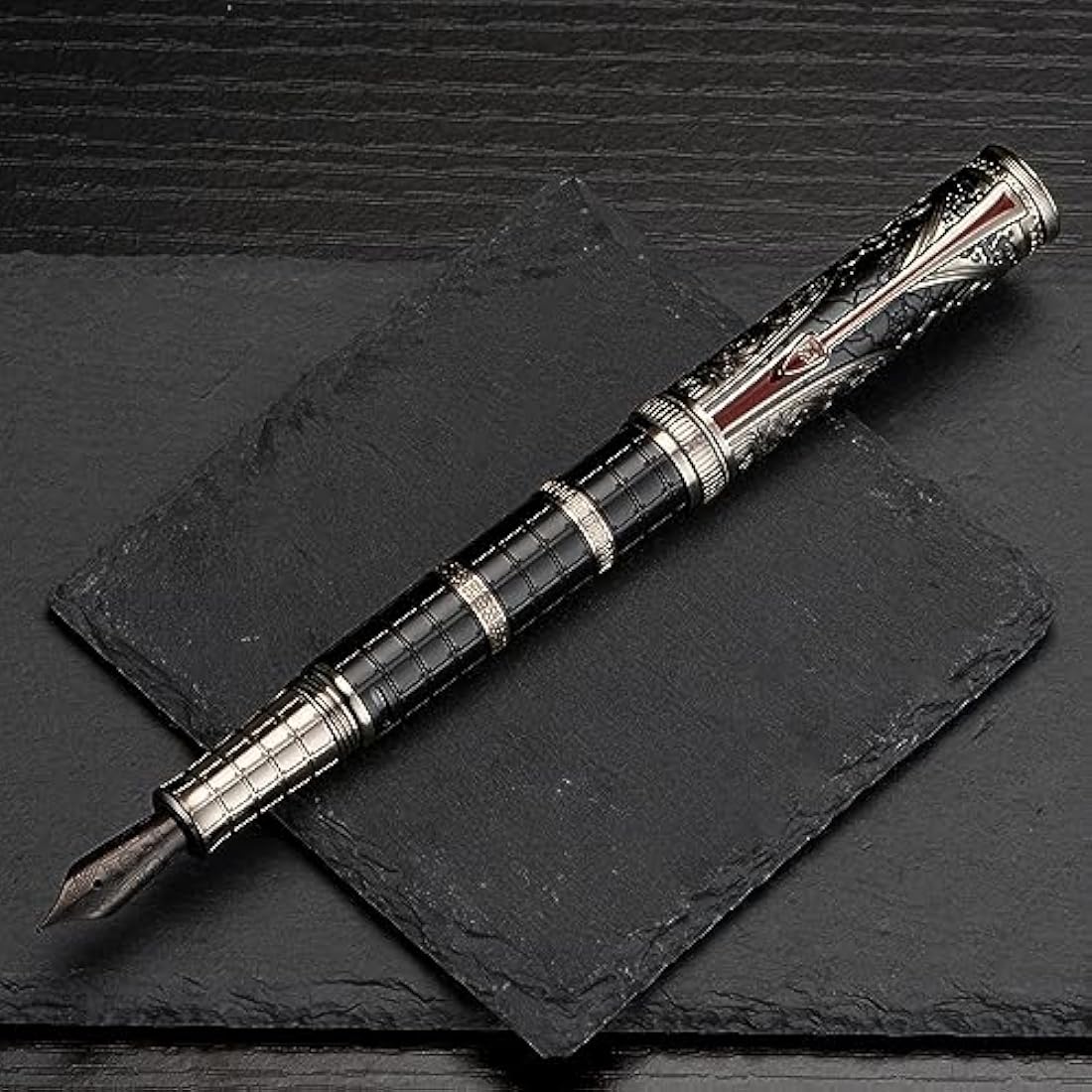 Hong Dian D5 Qin Dynasty Fountain Pen | Piston Filler Extra Fine Tip