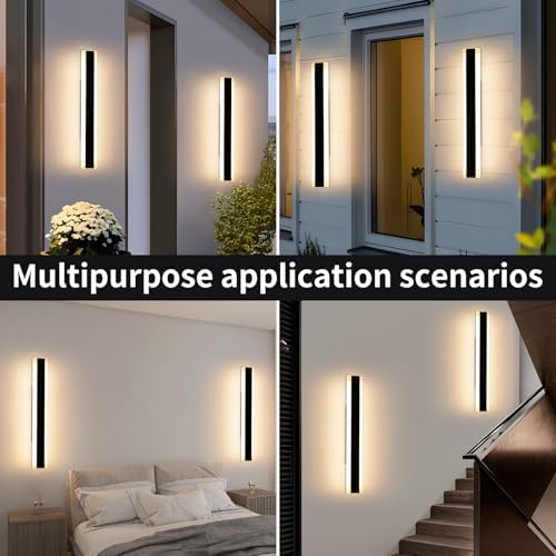 Jolof Store 60cm LED Outdoor Wall Light – IP65 Waterproof 3-Color Sconce