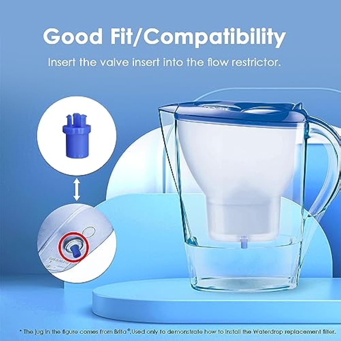 Waterdrop Replacement Filter for Brita Maxtra+ & Maxtra Pro | 10 Pack