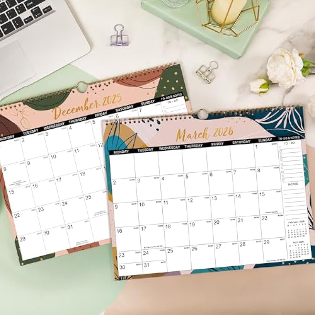 Jolof Store 2025-2026 Wall Calendar | 18-Month Large Monthly Planner