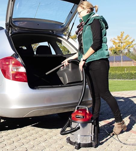 Einhell TC-VC 1812 S Wet & Dry Vacuum Cleaner | 1250W Stainless Steel