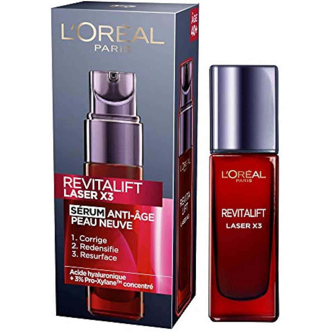 L'Oréal Revitalift Laser X3 Anti-Aging Serum with Hyaluronic Acid – 30ml
