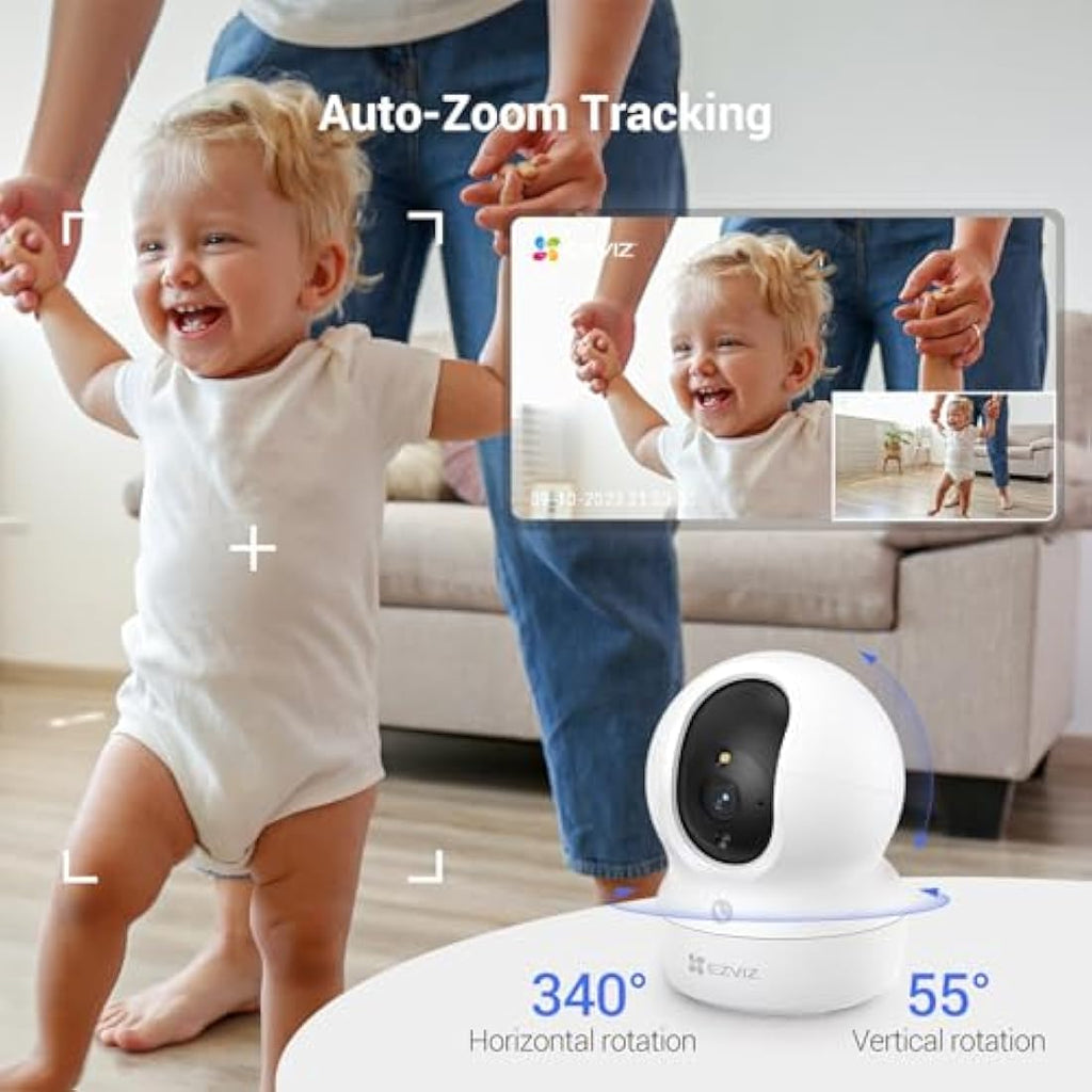 EZVIZ CP1 Pro 2K+ 4MP Indoor WiFi Camera | Color Night Vision & Audio