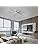 Diossad Modern LED Ceiling Lamp – Dimmable Flush Mount Chandelier with Remote