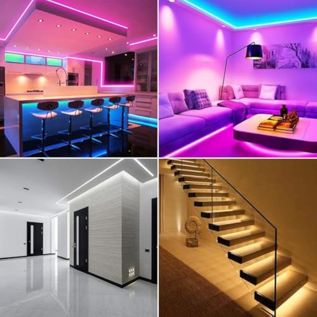 Jolof Store 6-Pack U-Shape LED Aluminum Channel with Milky White Diffuser