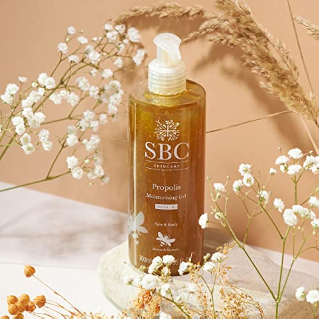 SBC Skincare Propolis Moisturising Gel – 1000ml Soothing Face & Body