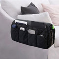 DZOZO Sofa Armrest Organizer Arm Rest Organiser Hanging Sofa Caddy Storage Bag TV Remote Control Holder Chair Tidy Couch Arm Rest Storage Bag Couch