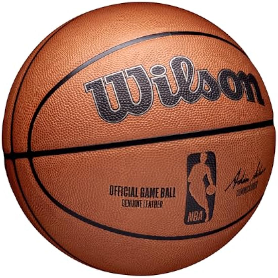 Wilson NBA Official Game Ball | Indoor Genuine Leather Basketball - Size 7