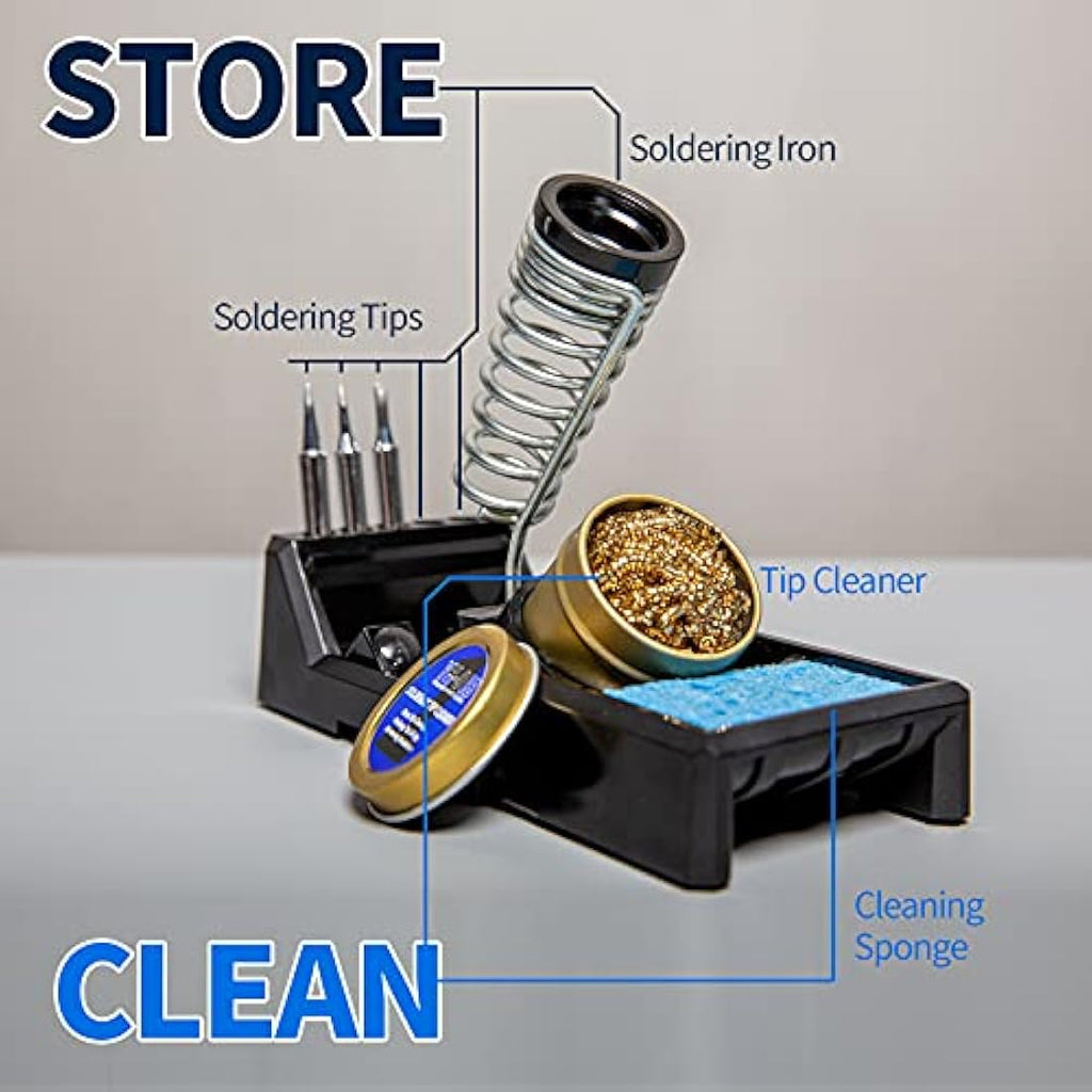 YIHUA 928D-III Portable Digital Soldering Iron Kit with LED Display - UK Plug
