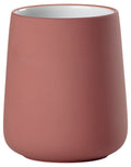Zone Denmark Nova Toothbrush Cup | Peach Red Soft Touch Porcelain