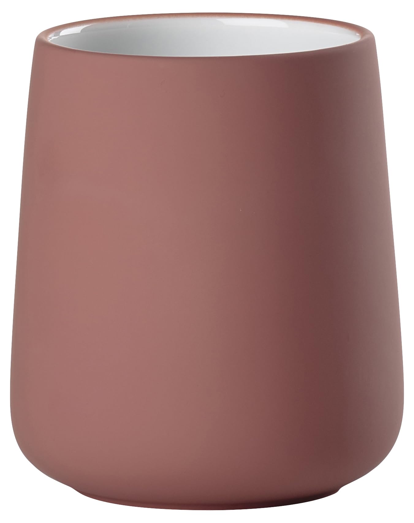 Zone Denmark Nova Toothbrush Cup | Peach Red Soft Touch Porcelain