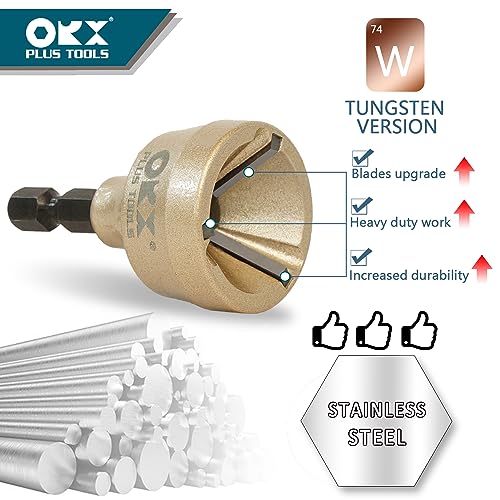 ORX PLUS TOOLS Tungsten Blade External Chamfer Deburring Tool (3-19mm)