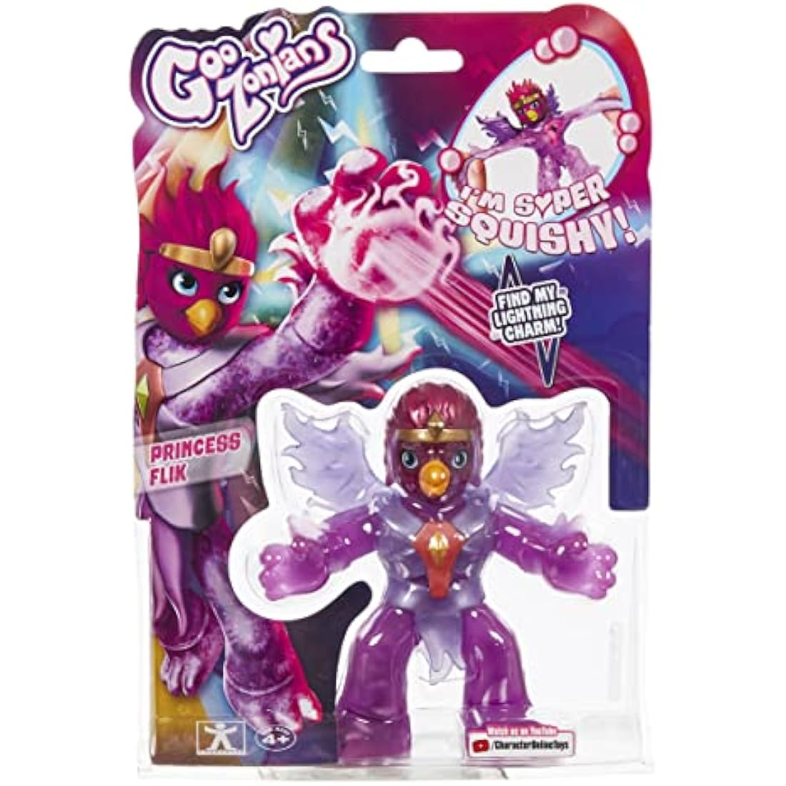 GooZonians Princess Flik Stretchy Squishy Action Figure Toy for Girls