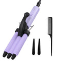 Jolof Store 13mm Mini Hair Waver | 3 Barrel Ceramic Curling Iron for Short Hair