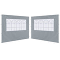 ABCCANOPY 2-Pack 3M Gazebo Sidewalls | Waterproof Window Panels, Grey