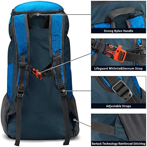 G4Free 40L Hiking Backpack – Foldable Lightweight Camping Daypack
