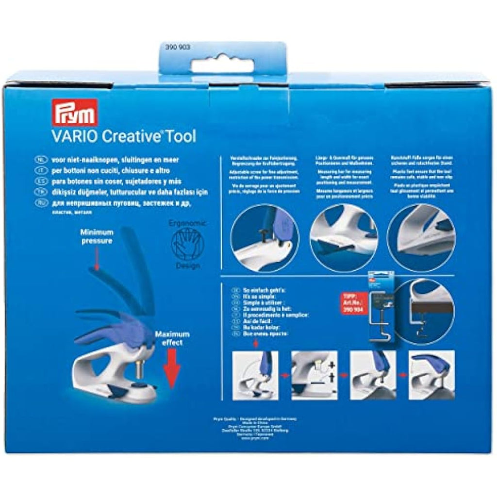 Prym Vario Creative Punching Tool for Press Fasteners and Eyelets