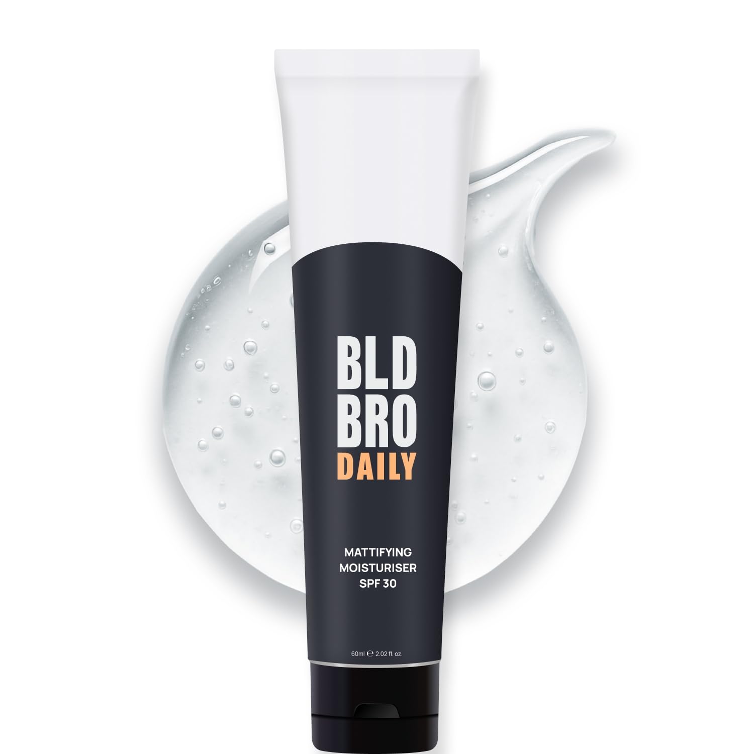 BLD BRO Daily SPF 30 Mattifying Gel Moisturiser for Bald Men - 60ml