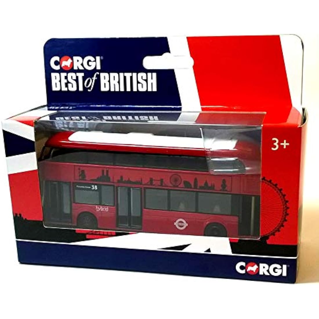 Corgi New Routemaster London Bus – Diecast Model Vehicle, Red